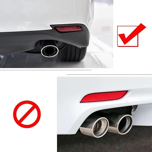 Miniatura 3 de Xotic Tech - Kit combinado de luces antiniebla y luz trasera para parabrisas, marco de bisel de párpado, cromado, compatible con Toyota Camry LLEXLE