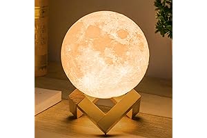 Captivating Moonlight Lamp: Mydethun's 3D Moon Lamp Enchants Your Nights