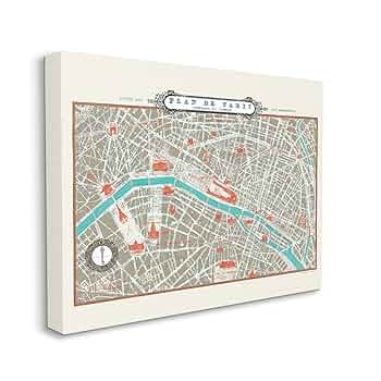 布地 パリ セーヌ川周辺 地図 PARIS (gray) | City map | ZERO