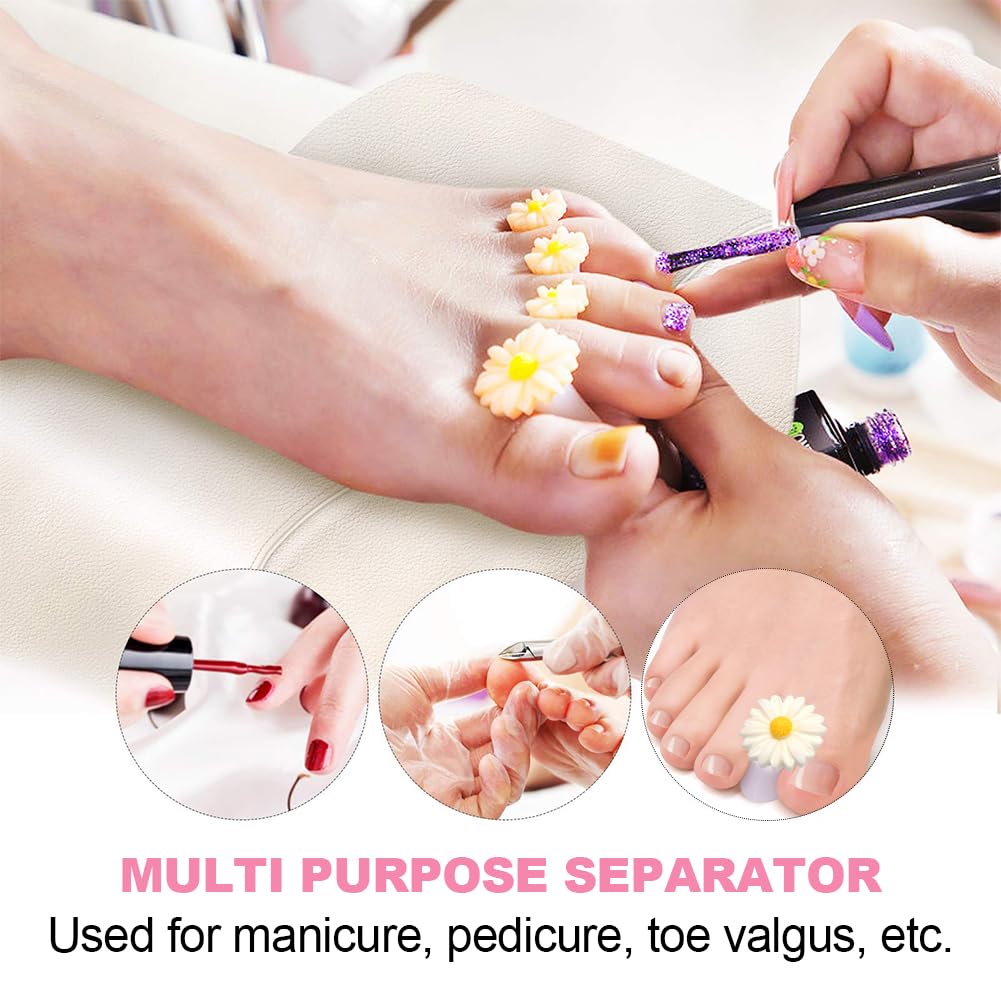 Rozdzielacz do paznokci, separator do manicure, separator do paznokci, 8 sztuk, separator do paznokci, pedicure, separator do paznokci, pedicure