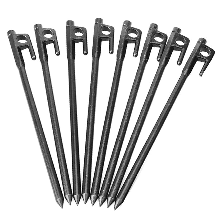 Buy Azarxis Tent Stakes Pegs HeavyDuty Steel Metal Cast Wrought