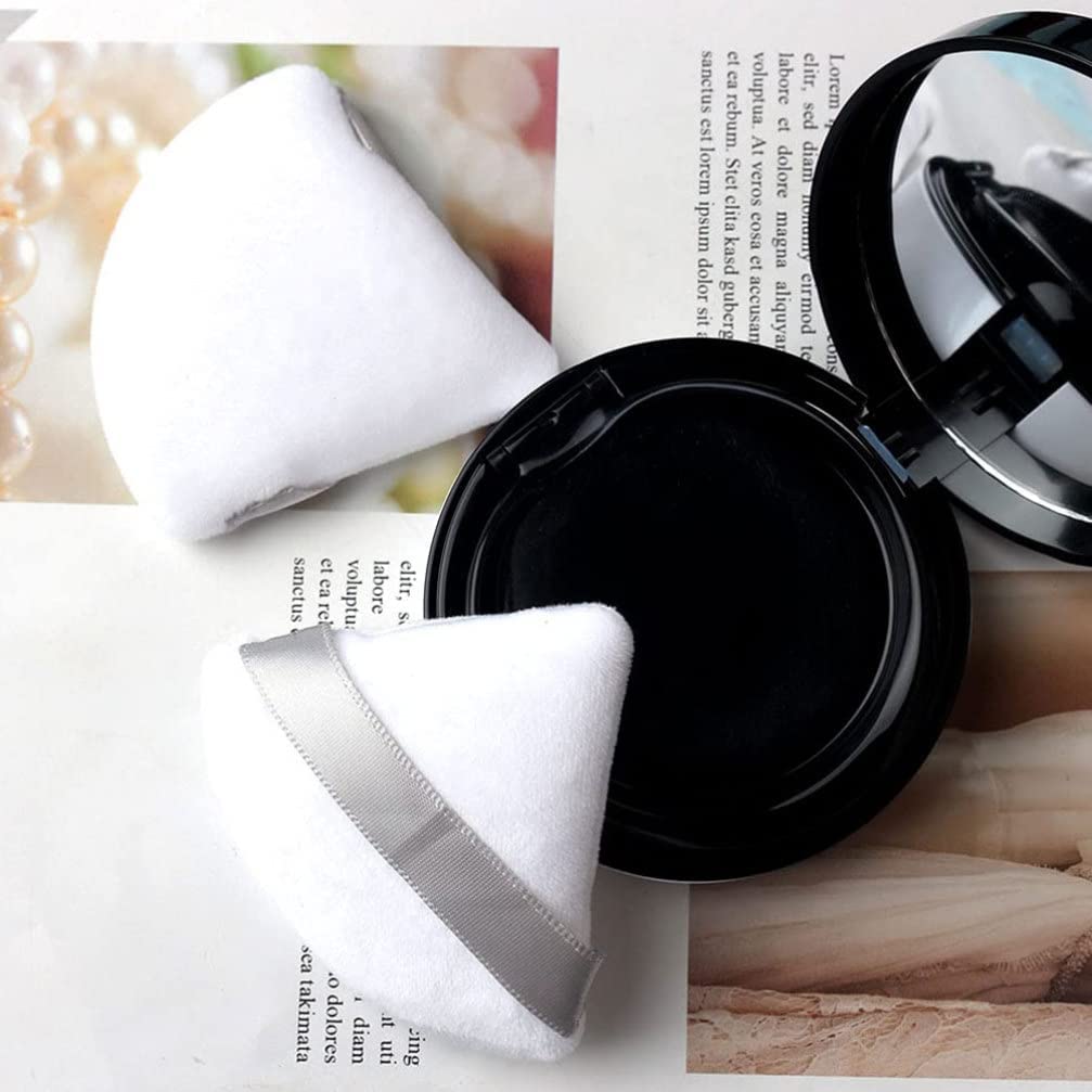 Esponja de esponja para maquillaje, herramienta de belleza para base, 12 esponjas triangulares de maquillaje: base de crema, esponja de mezcla de base, esponja de belleza húmeda y seca, aplicador de