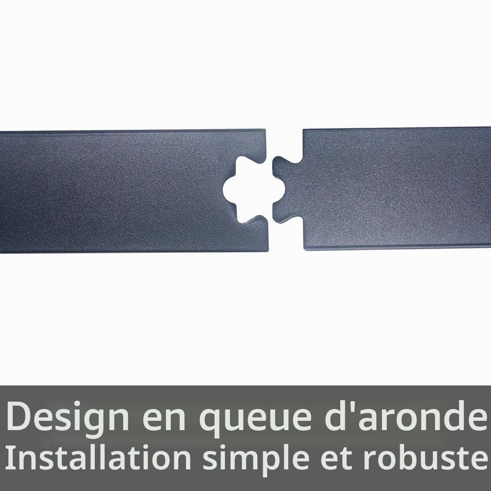 LZQ Quincaillerie Kit de Rail Hardware Porte Coulissante Ensemble Industriel pour Suspendue en Bois et Portes Coulissantes Intérieures (6FT/183cm, Une porte)