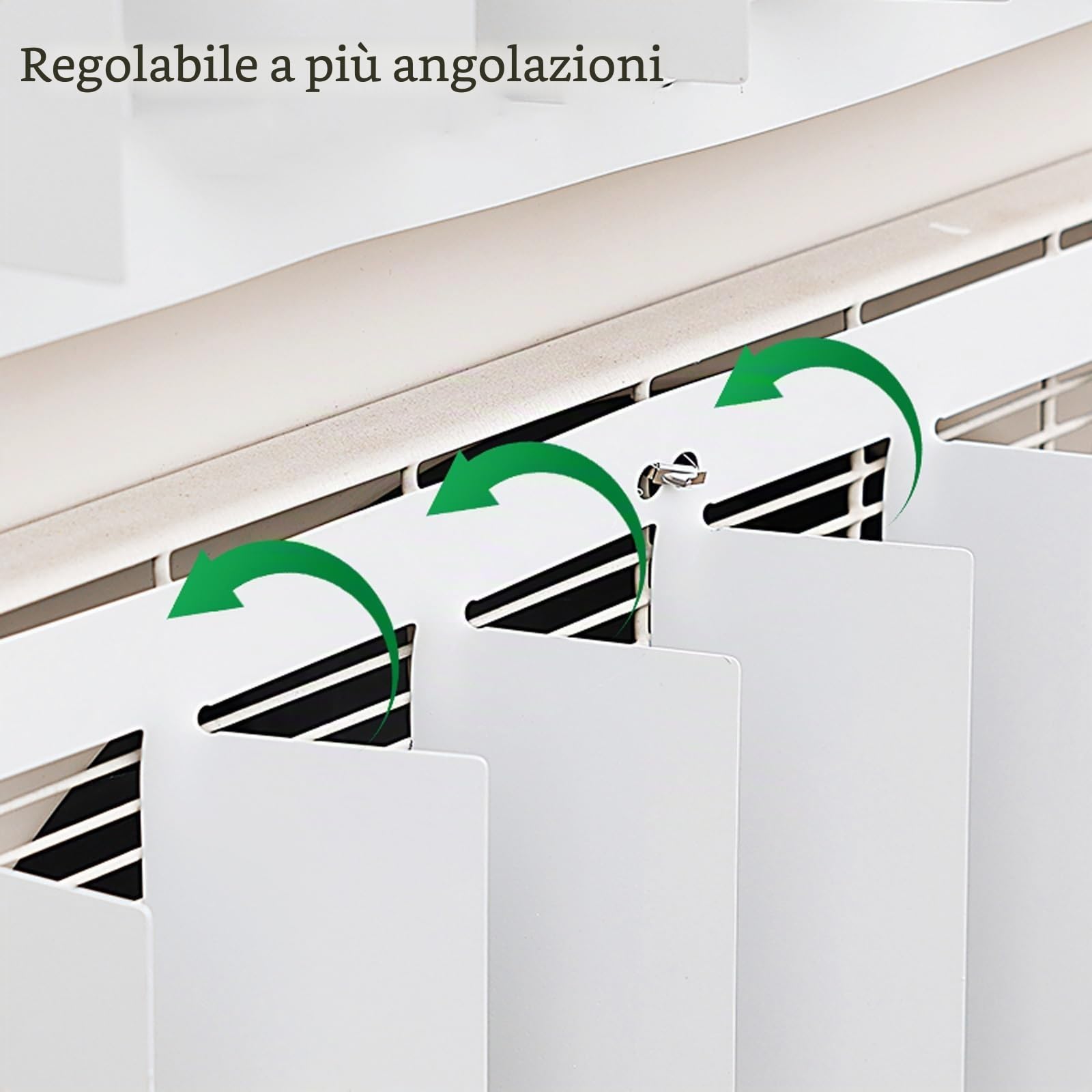 Copri Condizionatore da Esterno, Deflettori Aria Condizionata Modifica la Direzione del Flusso d'Aria per unità Esterna del Condizionatore Split(53x53cm/21x21in)