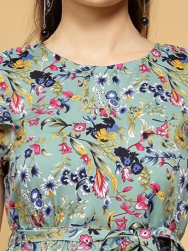 Image of OOMPH! Women's Fit and Flare Knee Length Dress