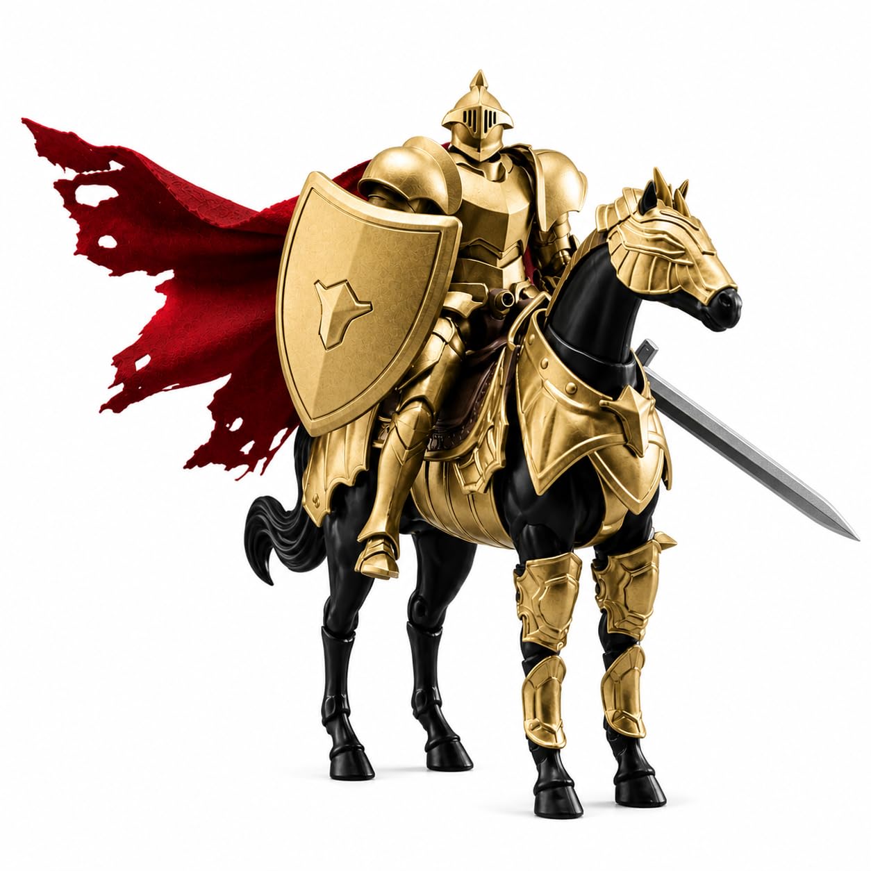 TOYVERSE Xingdijia Medieval Knight Golden Multi-jointed movable assembly model Display Piece 15+