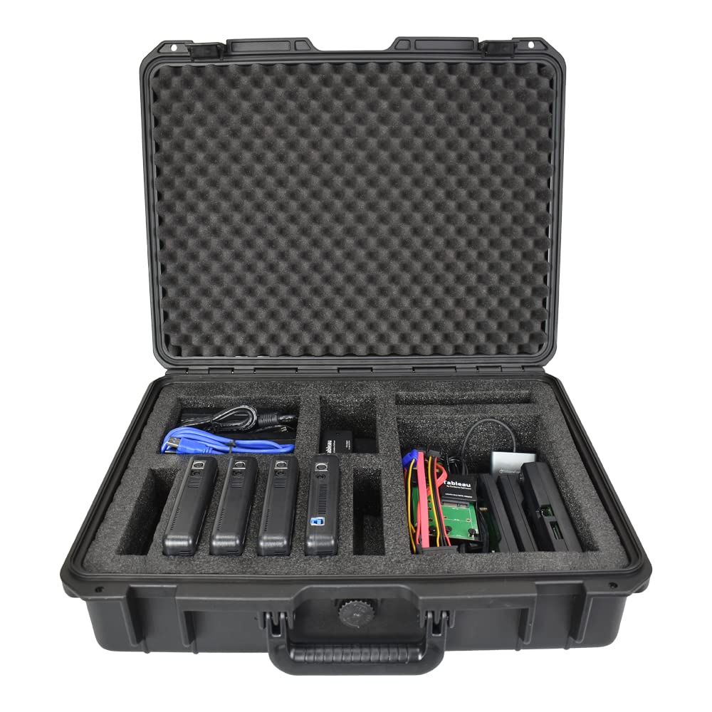 Tableau Comprehensive Write Block Kit with SiForce Rugged Case (T8u, T7u, T6u, T35u, Tableau Adapters, USB Media Card Reader, Rugged Case)