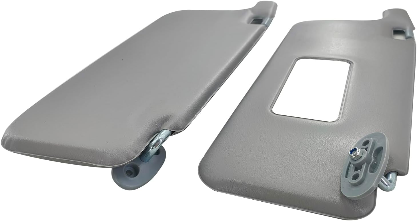 Sun Visor Fit for Honda Civic 1996-2001, Left Driver & Right Passenger Side, Replace 83230-S01-A32ZC, 83280-S01-A32ZA, Gray