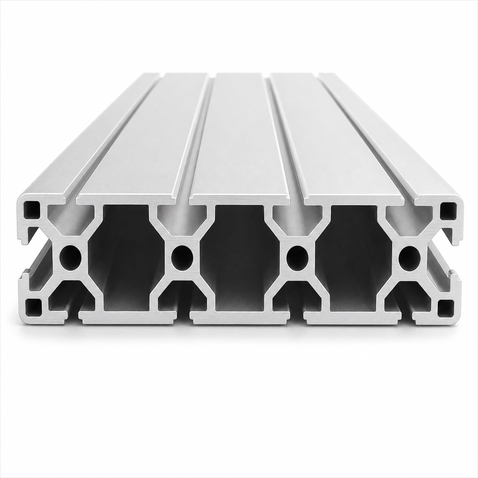 Perfil De Montaje Aluminio Ranura,Riel Lineal ConstruccióN Anodizado,Perfiles Modulares De ExtrusióN De Aluminio,Resistencia A La OxidacióN,para Impresoras 3D,Soportes Y Muebles