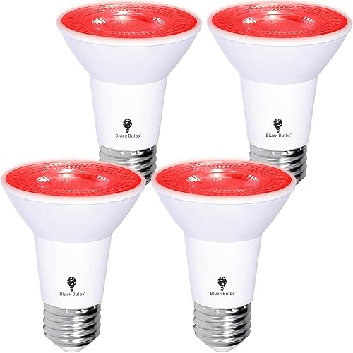 Miniatura 3 de PAR20 - Paquete de 4 bombillas LED negras, 10 W (equivalente a 100 vatios) E26 nivel de bombilla negra 385-400 nm, pintura corporal, bombilla LED