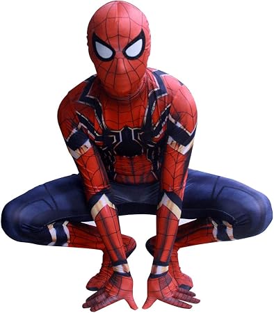 GYMAN Bambino Adulti Super Eroe Spiderman Vestito Operato Vestito, Cosplay  Body, per Il Film di Carnevale di Halloween Costume Party Props Onesies Costume  Vestito Padre-Figlio,170 : Amazon.it: Abbigliamento