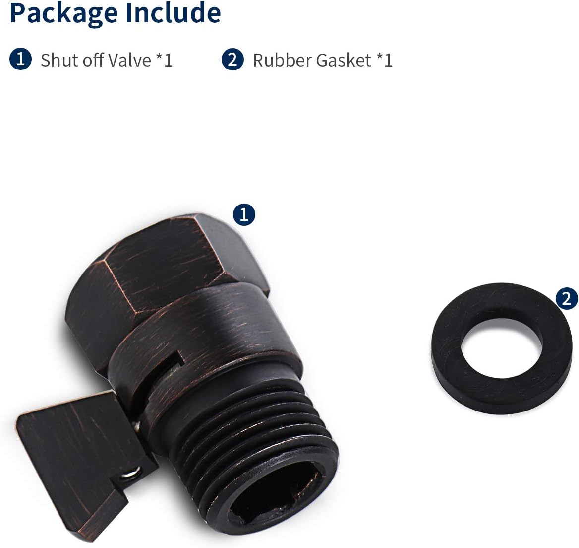 Water Flow Control Shut Off Vae, Brass Adjustable Water Prure