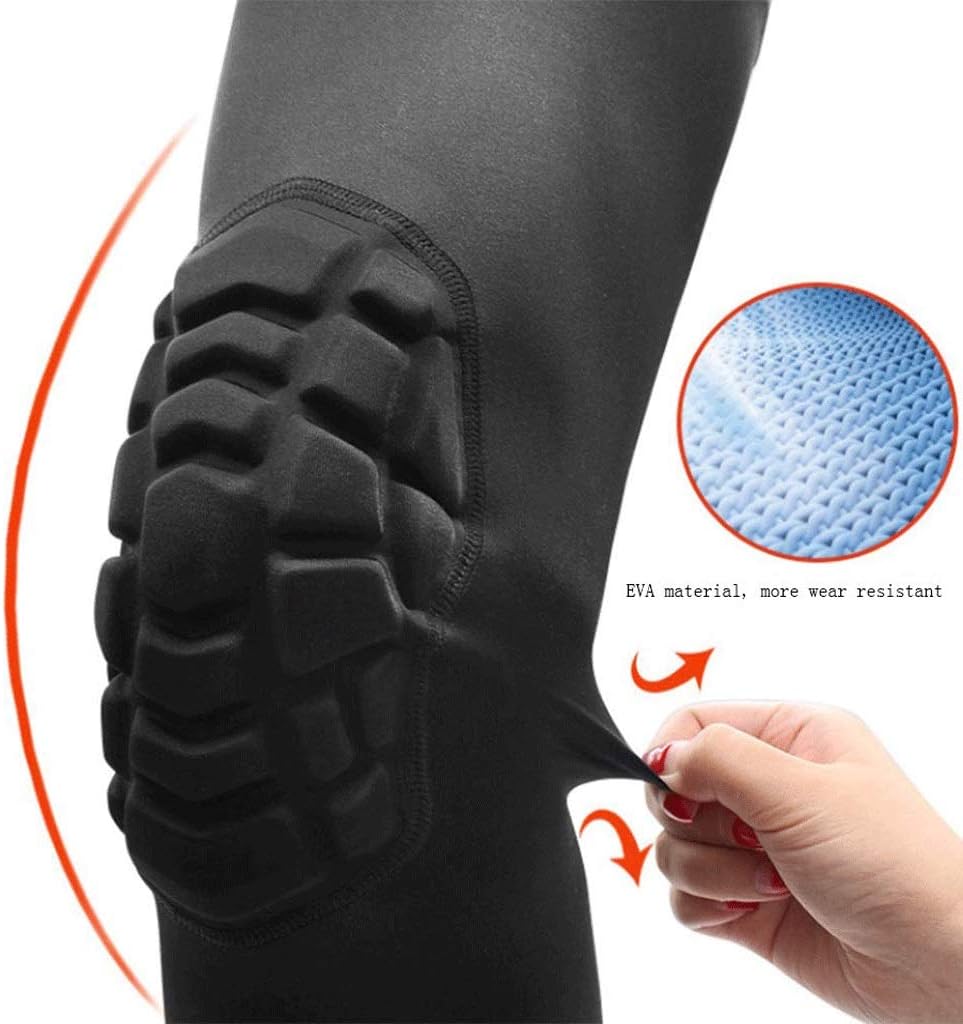 Kneepad-Knee Compression Sleeves Knee Pads Compression Leg Sleeve for Basketball, Volleyball, Weightlifting, and More(M)