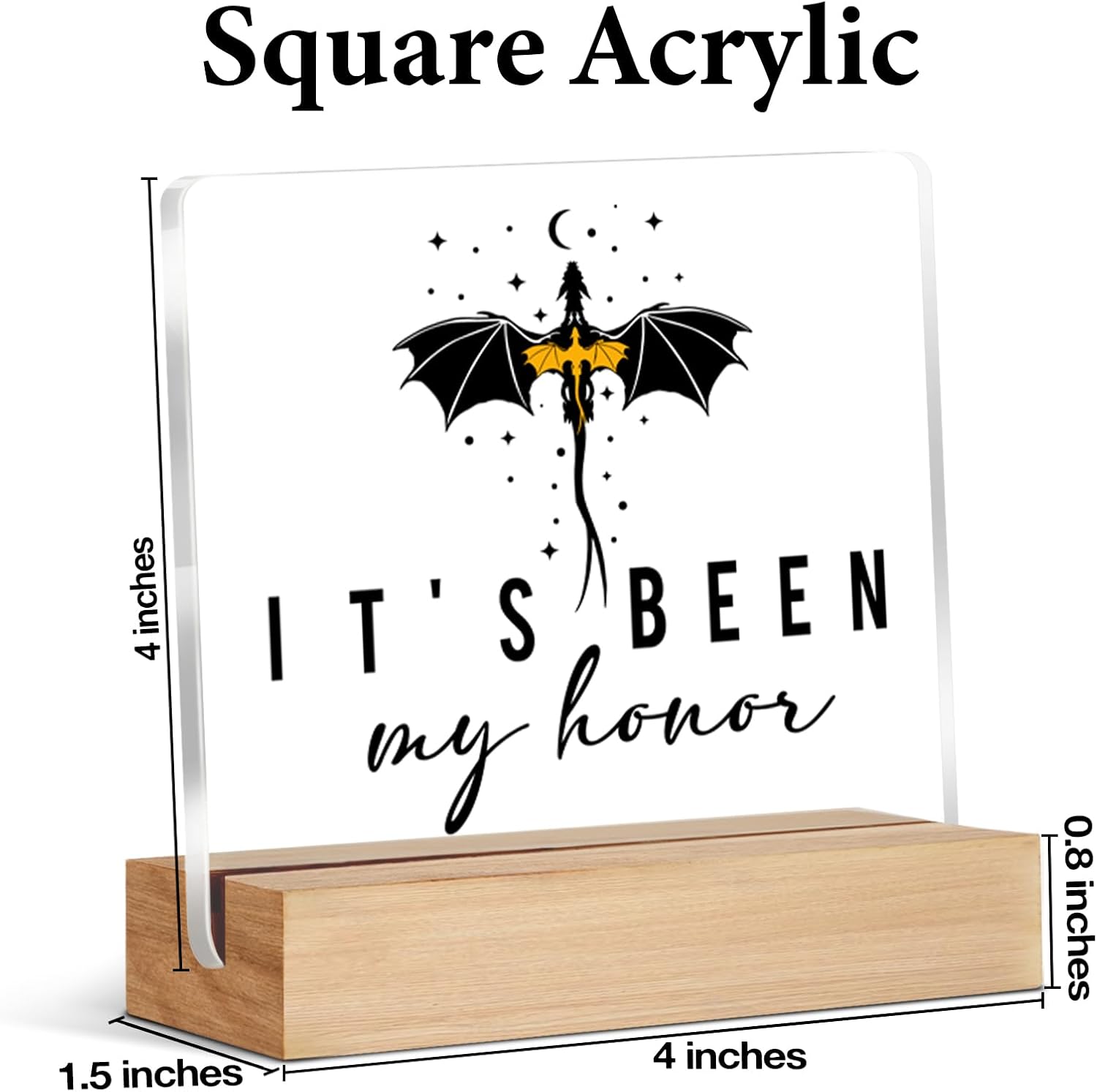 4th Wing Gifts for Fantasy Book Lovers, Bookish Gifts for Nerds Bookworm