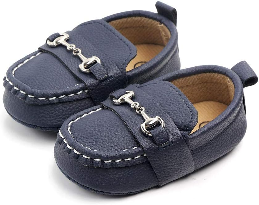 Baby Boys Girls Oxford Shoes PU Leather Soft Sole Sneakers Anti-Slip Toddler Ankle Boots Infant Walking Shoes