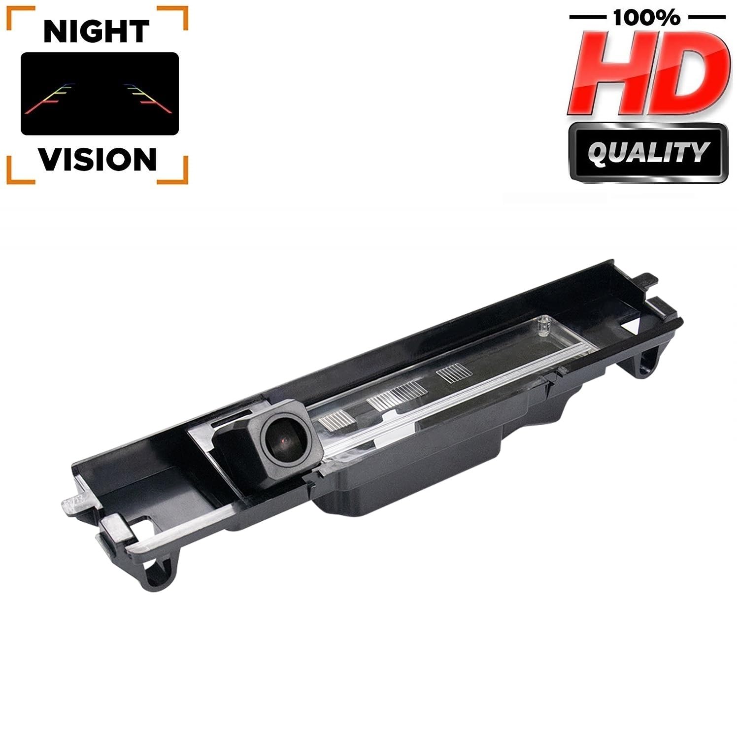 HD 1280x720p Telecamera Posteriore Retromarcia Integrata in Luce Targa Licenza Retrovisione Telecamera di Backup per Toyota Yaris 2004 2006 2007 2008 2009 2010 2011 2012 Vitz