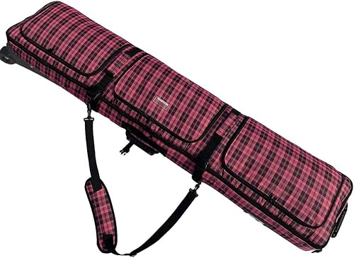 Miniatura 2 de UNISTRENGH Bolsa acolchada de snowboard con personalidad de lujo para esquí, snowboard, mochila de mano con ruedas para viajes en avión