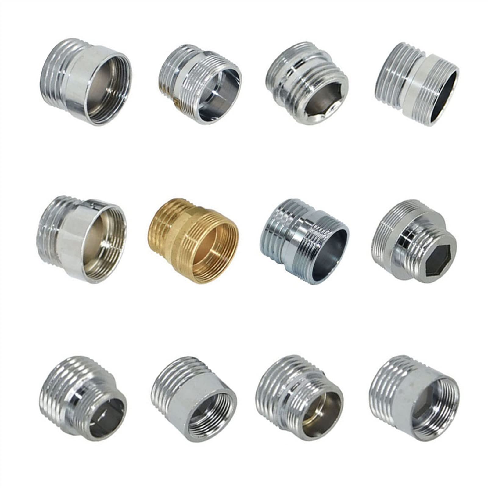 Coupleur de robinet laiton 1/2 M16 M18 M20 M22 M24 M28 pour raccord barboteur