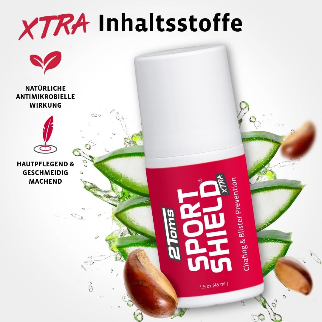 2Toms Damen Sport Shield flüssiger Roll-On-Scheuer-Schutz