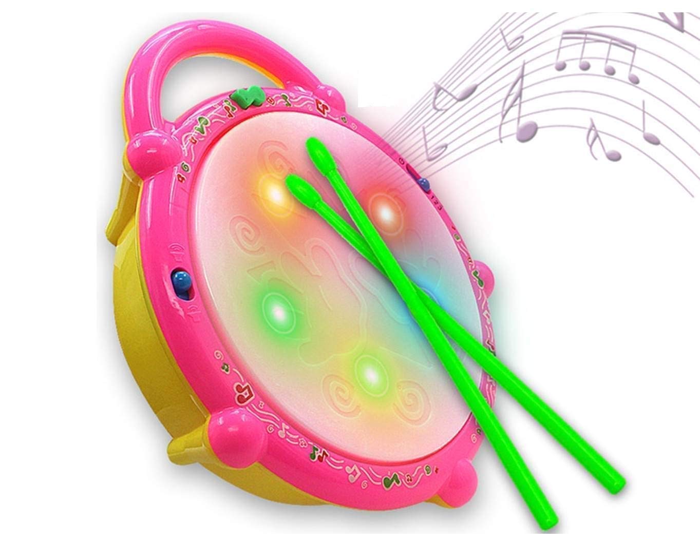 gdtg flash drum with 3d lights and musical toys for babies-Multi color (B08DR9X4QX) Amazon Price History, Amazon Price Tracker