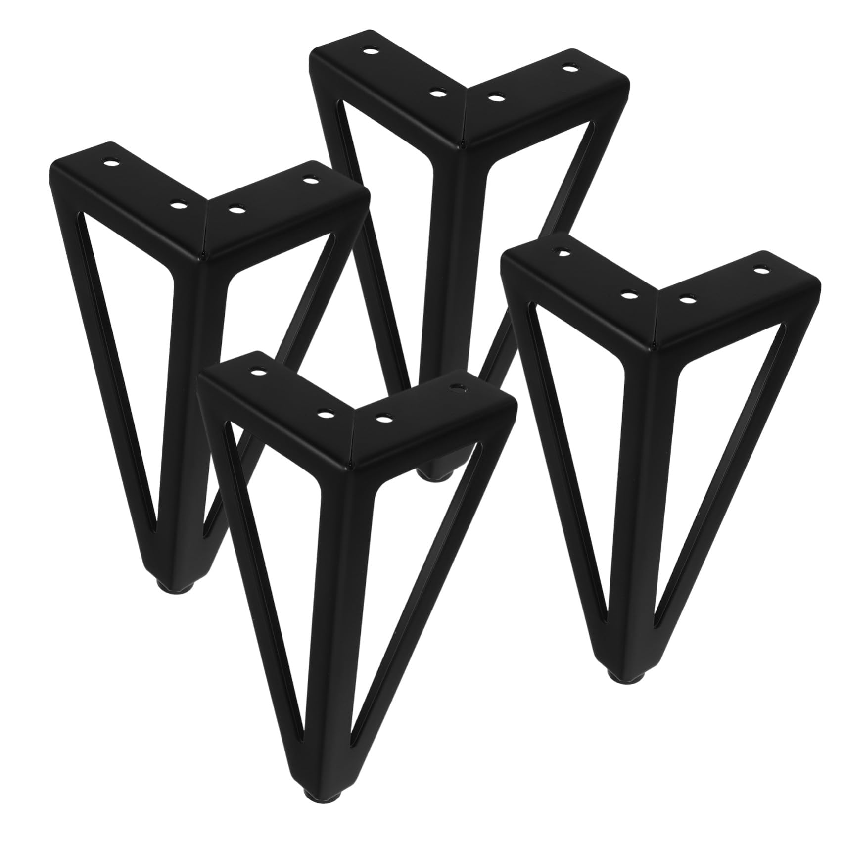 Pieds Métal Mat Supports Robustes pour Moderniser Votre Canapé et Votre Table Basse de Salon