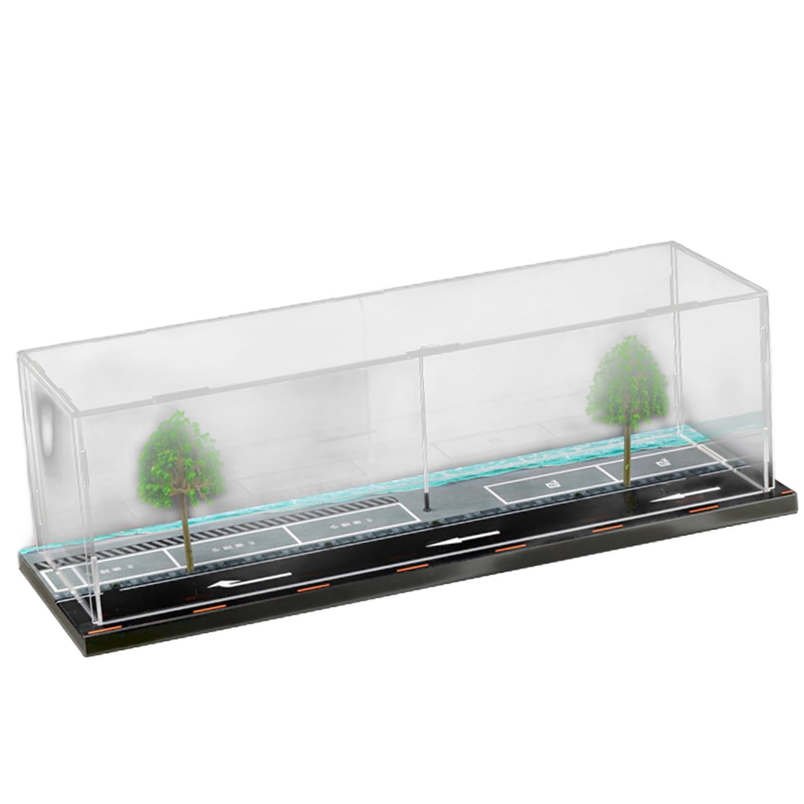 Modelo 1:64, Vitrina de Coche, Regalos, Modelo de Garaje estacionamiento para el hogar, librería, Oficina, Carretera Junto al mar