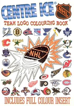 Paperback NHL Centre Ice: Team Logo Colouring Book. Includes Full Colour Insert Book