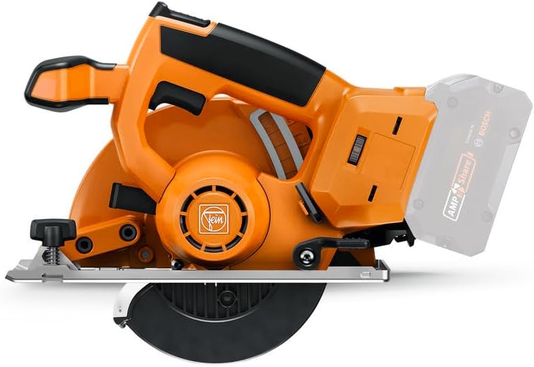 Side view of FEIN AHKS 18-57 AS Circular Saw