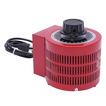 2000Va Variable Transformer,130V Ac Adjustable Voltage Regulator with Digital Display,110V Input Variac with Us Plug for Motor Speed Control, Lab Equipment TDGC2-2KM