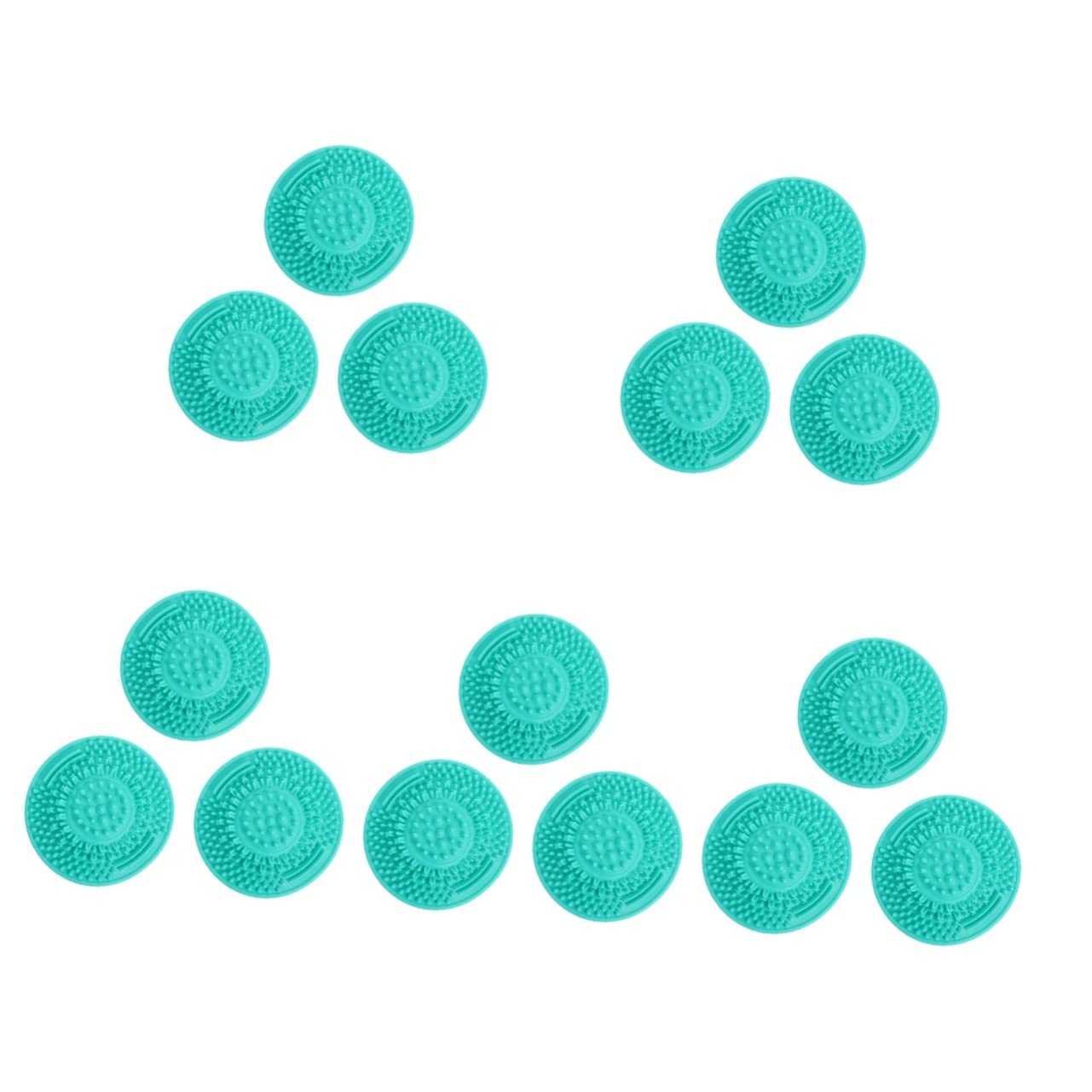 15pezzi Tappetino Per Silicone Strumento Lavaggio Per Makeup Facile Usare e Portatile Per Casa e Salone