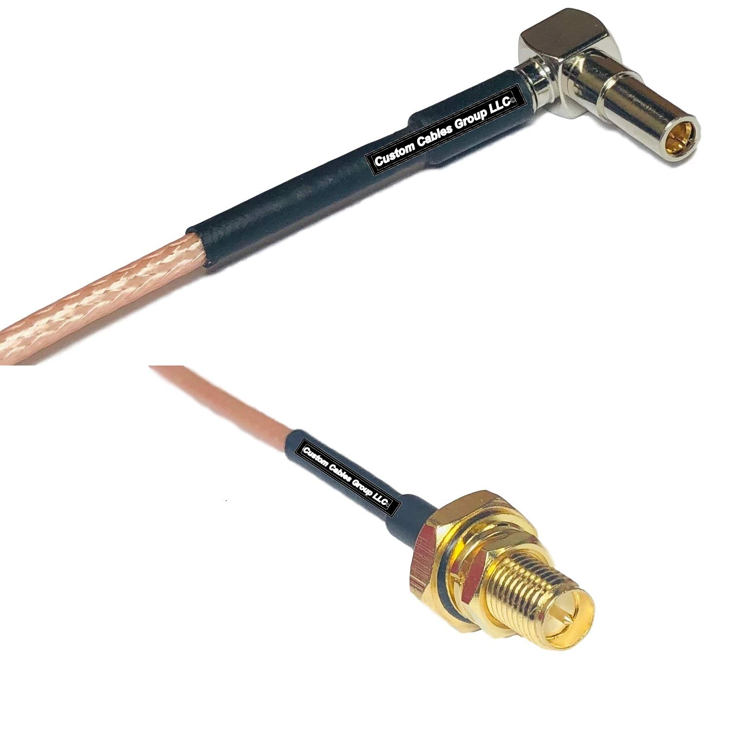 6 feet RG316 MS162 Male Angle to RP-SMA Female O-Ring RF Pigtail Coaxial Cable