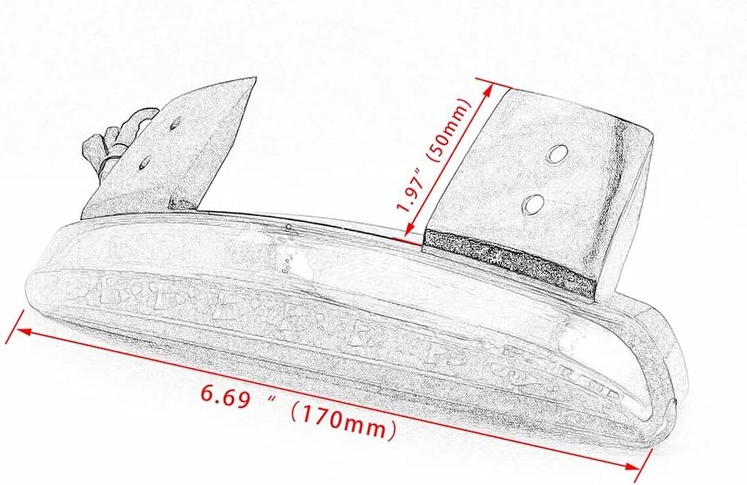 テールランプ ブレーキランプ 2006～2014 Harley Davidson XL 883 1200 Iron Sportster  Nightster Roadster Seventy-Two Forty-Eight ハーレーダビッドソン | 車バイクのパーツ店 バイクのライト オートバイシグナルテールライト リアブレーキランランプ テールライト に適合するハーレー スポーツスターXL 120