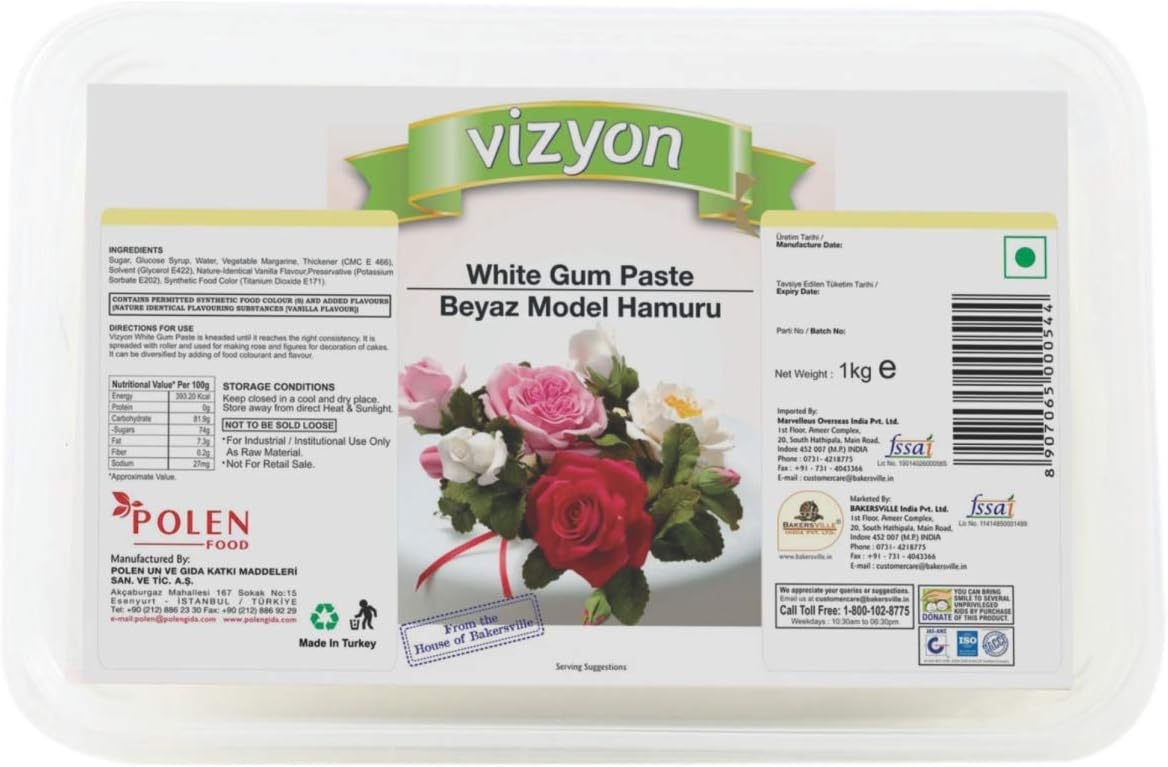 Vizyon Gum Paste 1 kg, 1000 g