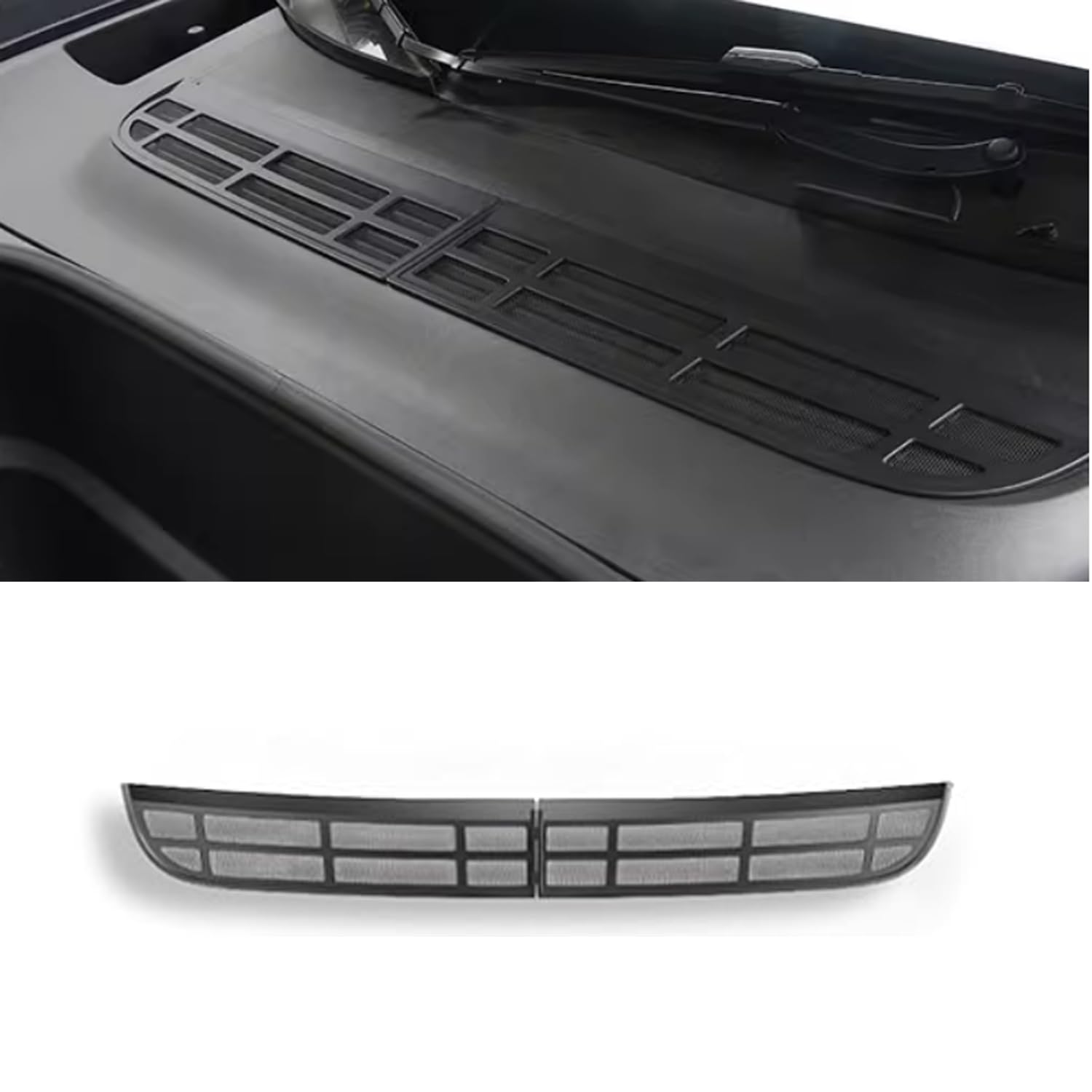 Für Tesla Model Y Juniper 2025 2026 Auto Lufteinlass Schutz Abdeckung, Auto Air Inlet Protect Cover Lufteinlassgitter Schutz, Air Inlet Protect Cover für Tesla Zubehör (Not fit 2026 Standard)