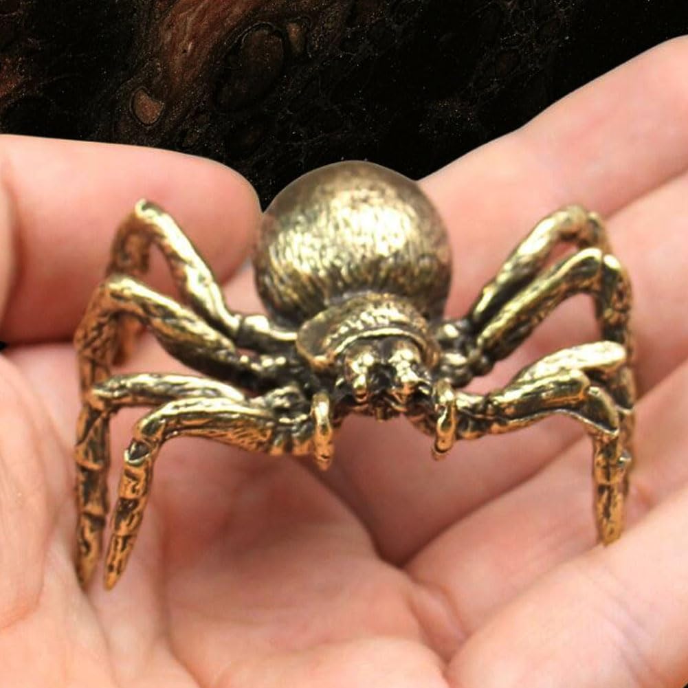Amazon.co.jp: Yurtziru 1個 真鍮 クモ像 メタルスパイダーモデル