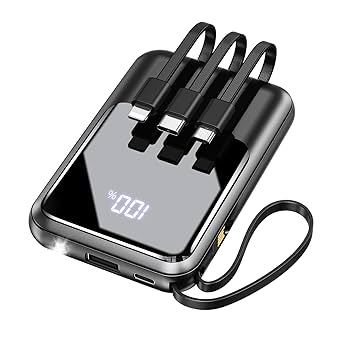 Amazon | モバイルバッテリー 超軽量 小型 【22000mAh大容量 4