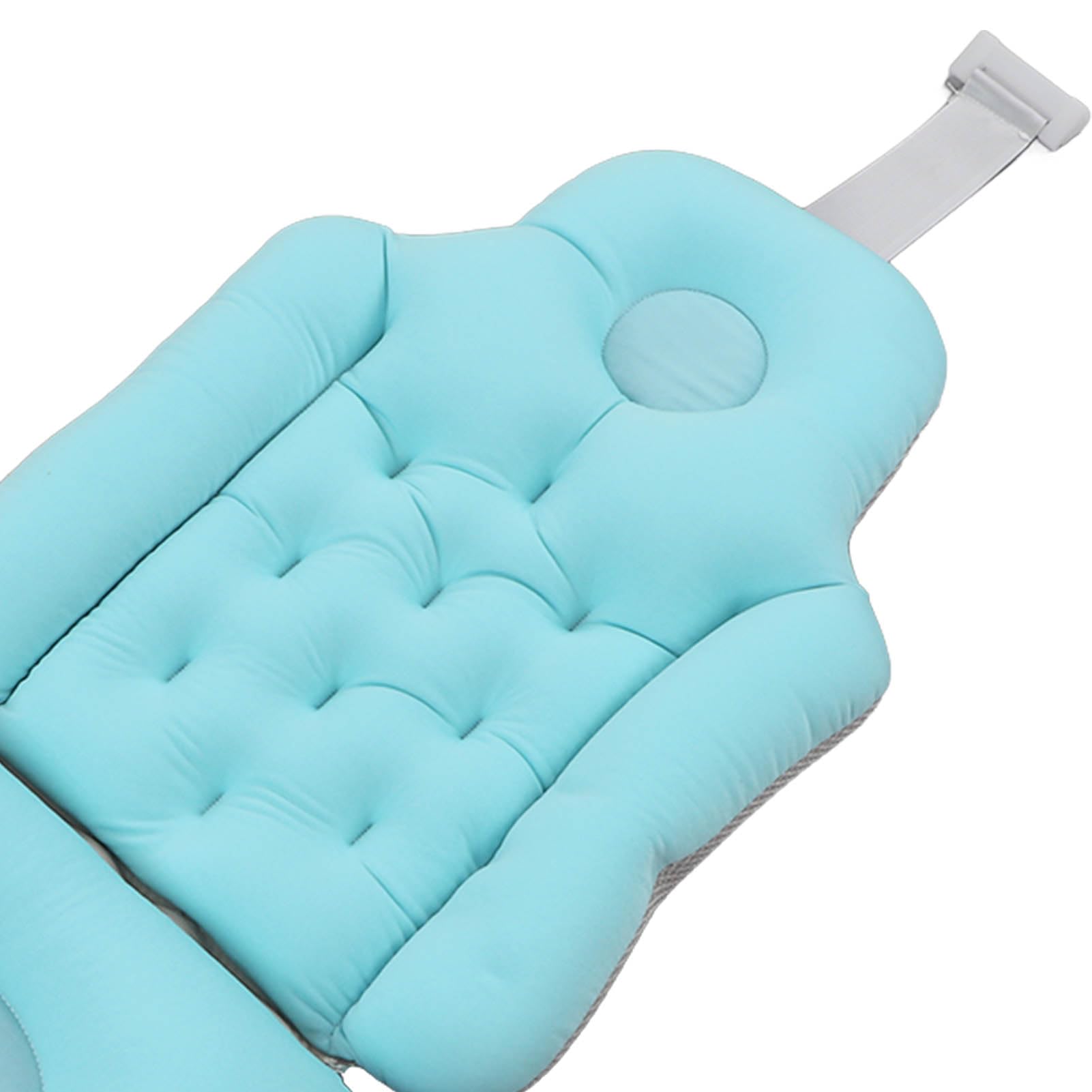 Cojín para Bañera, Suave, Elástico, de Secado Rápido, Extraíble, Lavable, Almohada de Baño para SPA para Baño para Adultos (Azul)