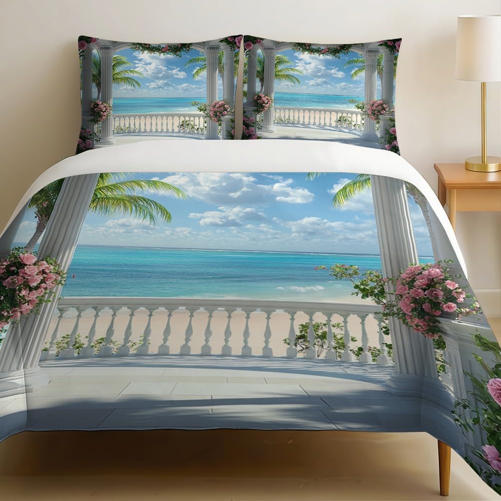 Housse de couette 220x240 avec fermeture éclair pour un lit bicolore vert toujours impeccable