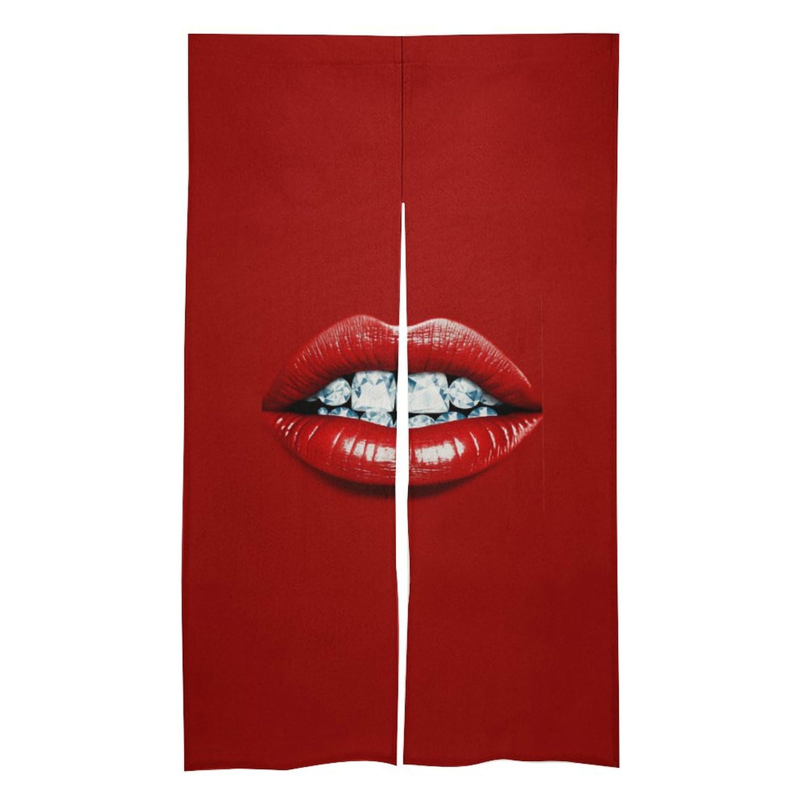 Rideau de séparation de pièce occultants motif moderne pour fenêtre de salle de bain en lin