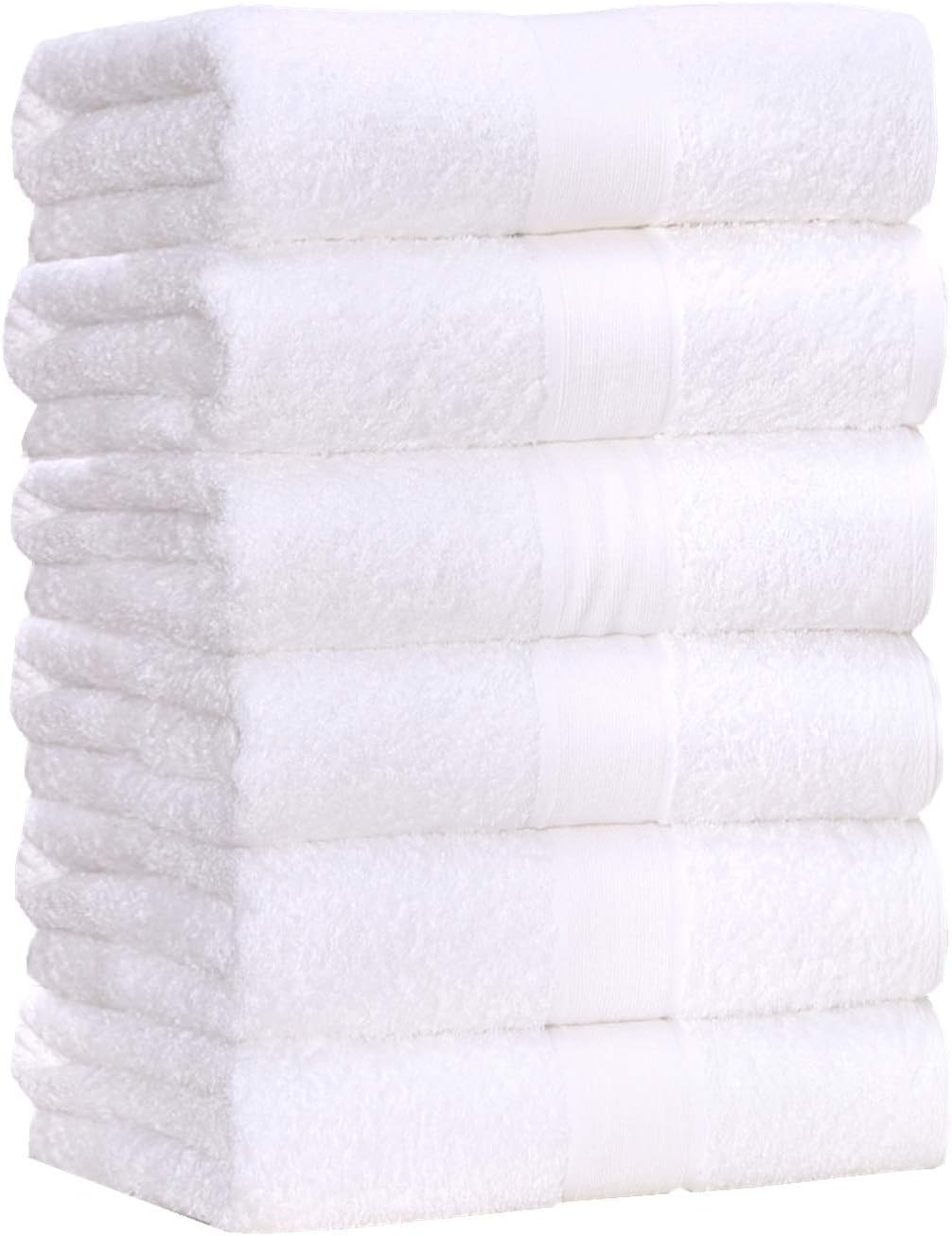 Premium Bamboo Cotton Bath Towels27x54inch Natural, Ultra Absorbent