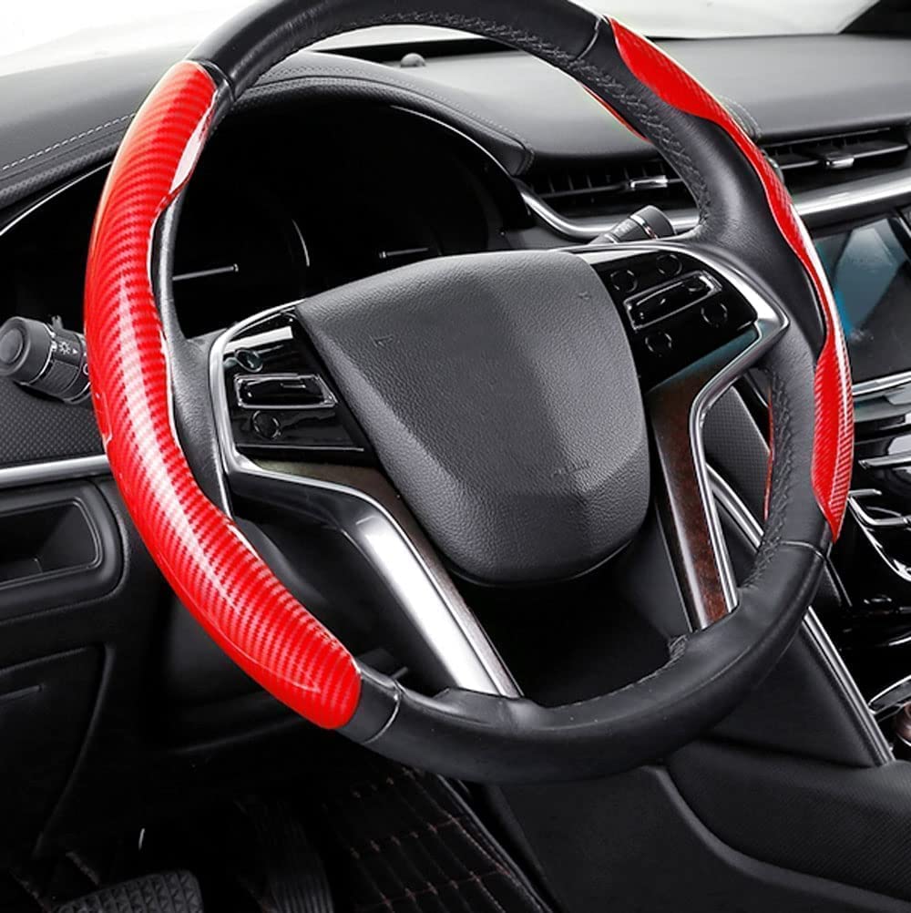 Coprivolante per Auto per Renault Alaskan Arkana Austral Avantime, 38CM Traspirante e Antiscivolo Durevole Coprivolante per Auto Accessori da Interno,B