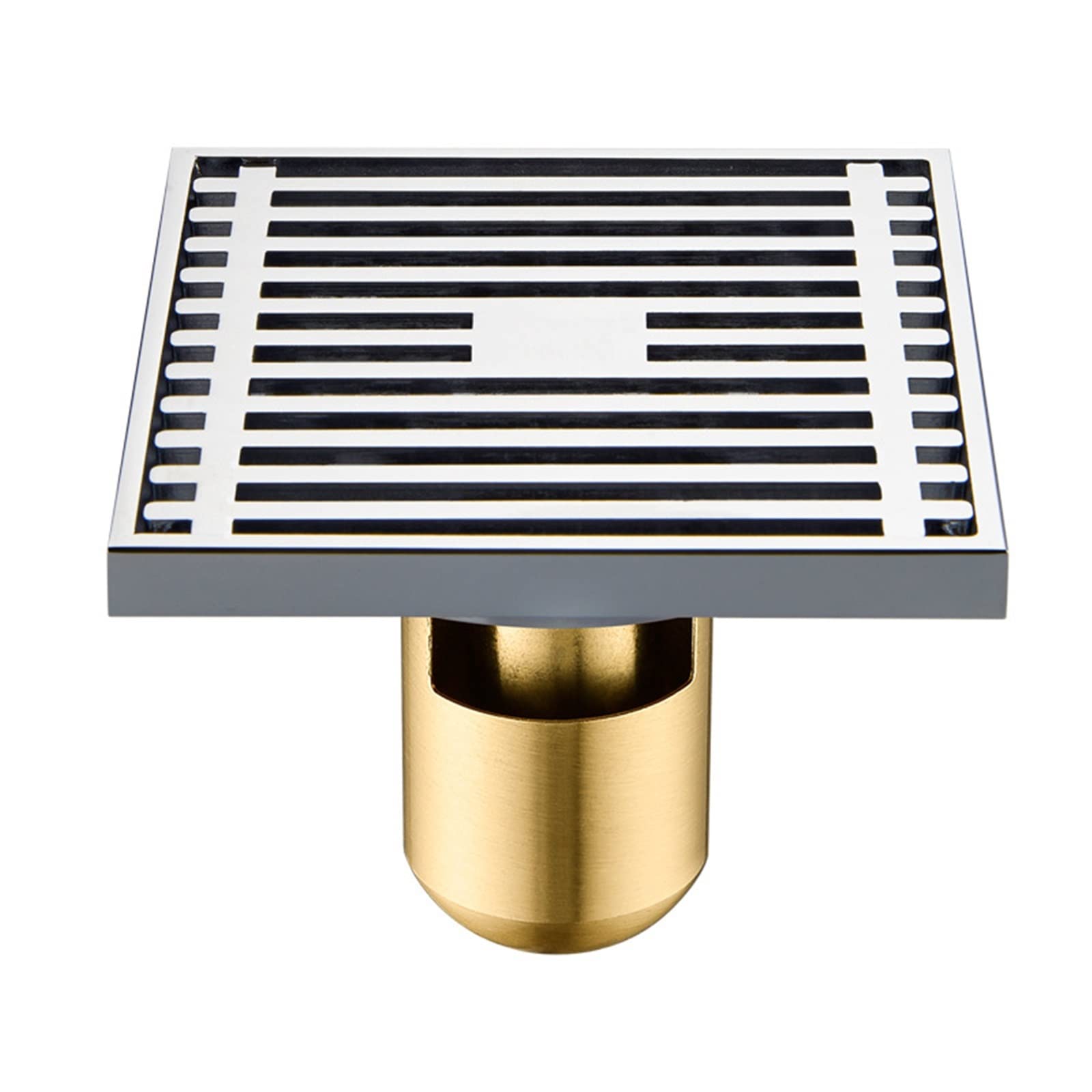 Machine à laver et douche sans inondation grâce au kit de drain de sol rond en inox