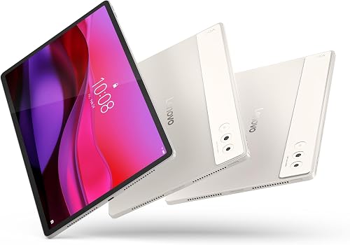 Lenovo Tablette Yoga Tab Plus, écran 3K 12,7", Qualcomm Snapdragon 8 Gen 3, 16 Go de RAM, 256 Go eMMC, Android 15, Seashell Tab Pen Pro - 7