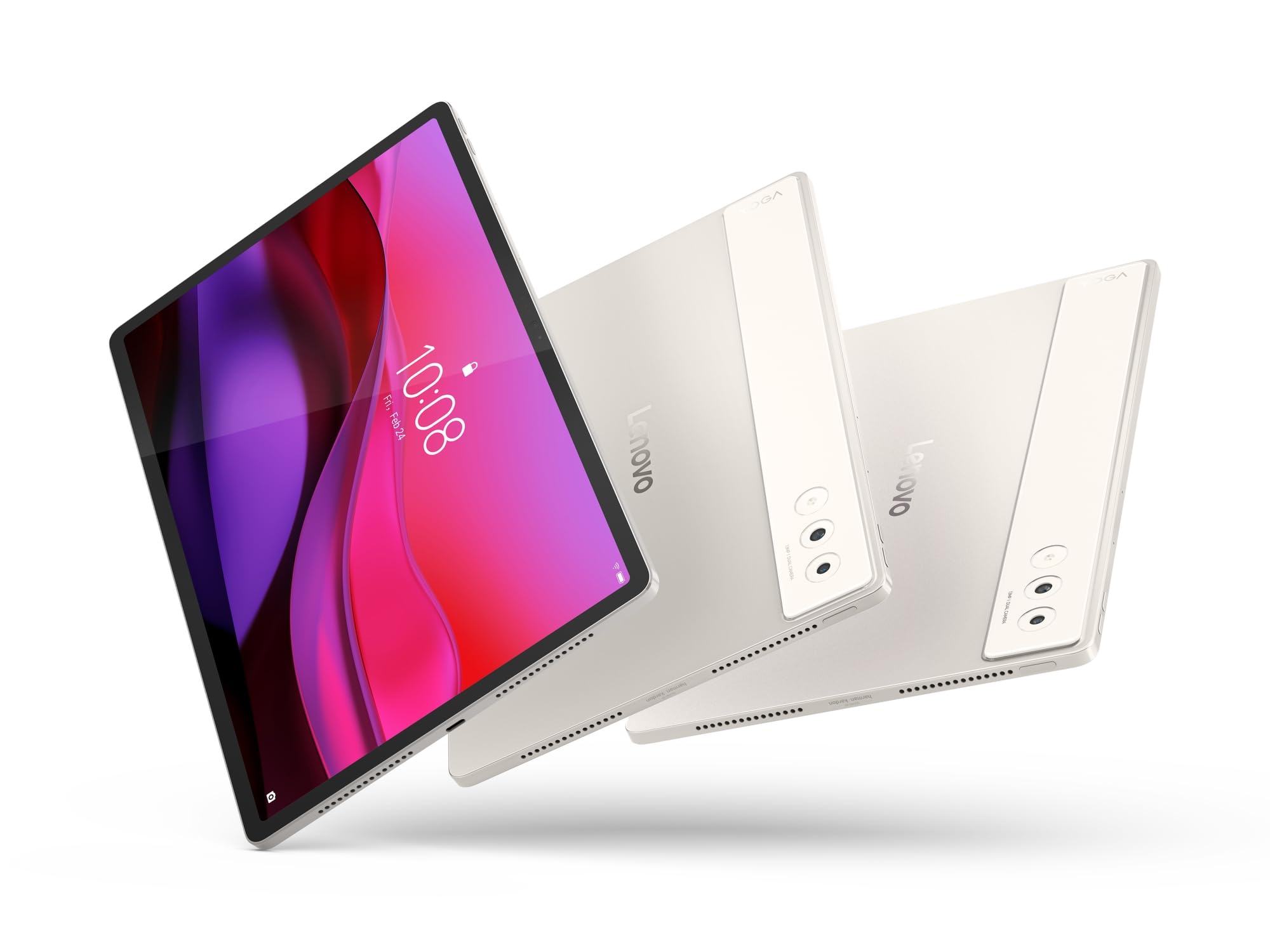 Lenovo Yoga Tab Plus - Tablette Tactile 12.7'' 3K, 144Hz (Qualcomm Snapdragon 8 Gen 3 Mobile Platform, 8Coeurs, RAM 16Go, UFS 4.0 256Go, Wifi7 + Bluetooth) Lenovo Tab Pen Pro - Seashell