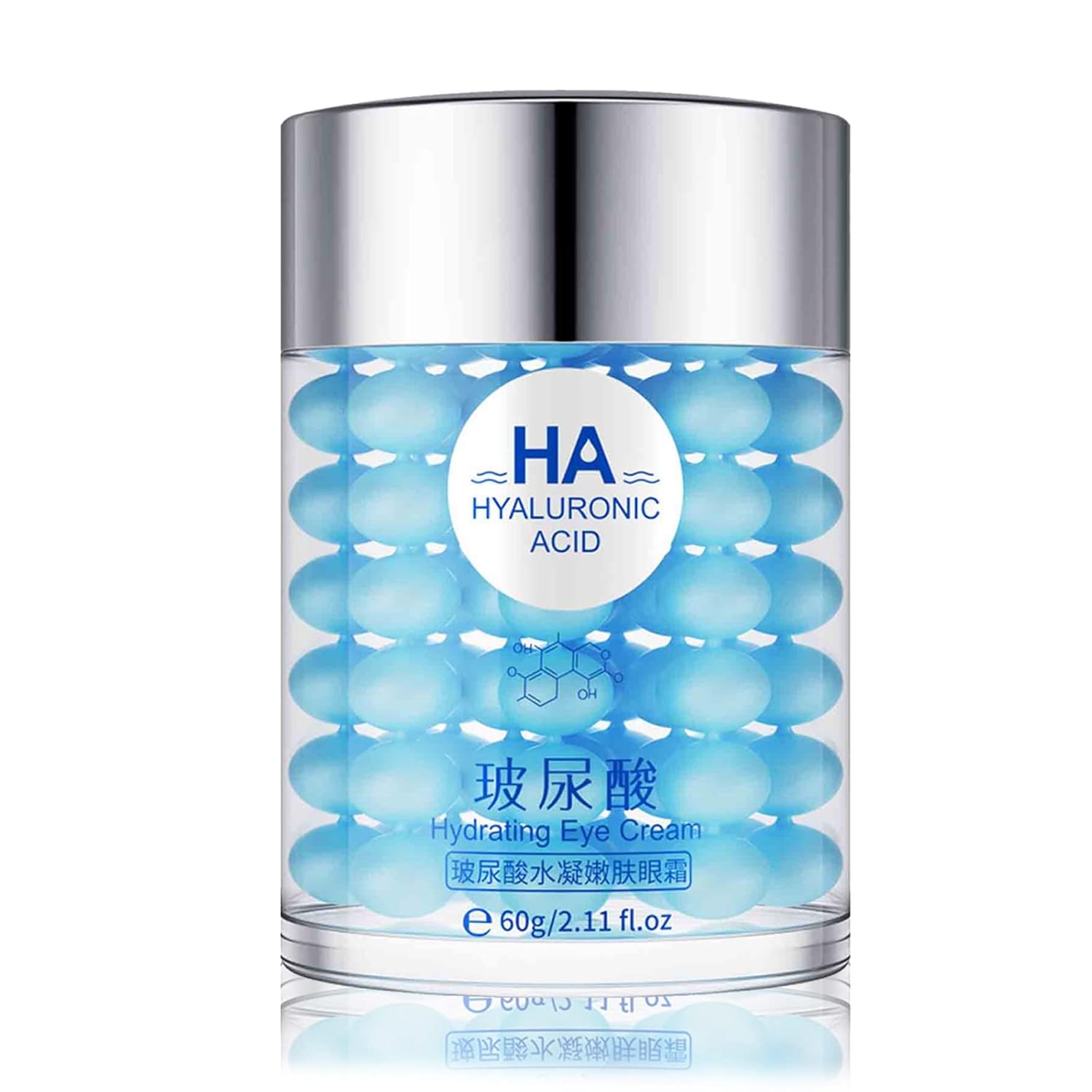 Hyaluronic Eye Cream for All Skin Types, Anti Aging Eye Bag