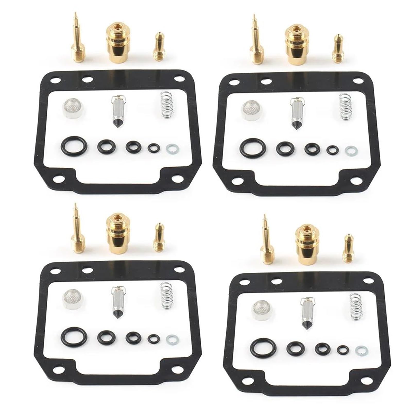 Lot De 4 Kits Réparation Carburateur Moto Pour Yamaha XJ550 XJ 550 R 1981 1982 1983 Pièces Rechange