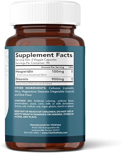 Miniatura 2 de Hesperidin Plus 1000mg por porción (180 cápsulas vegetarianas) - Suministro para 90 días