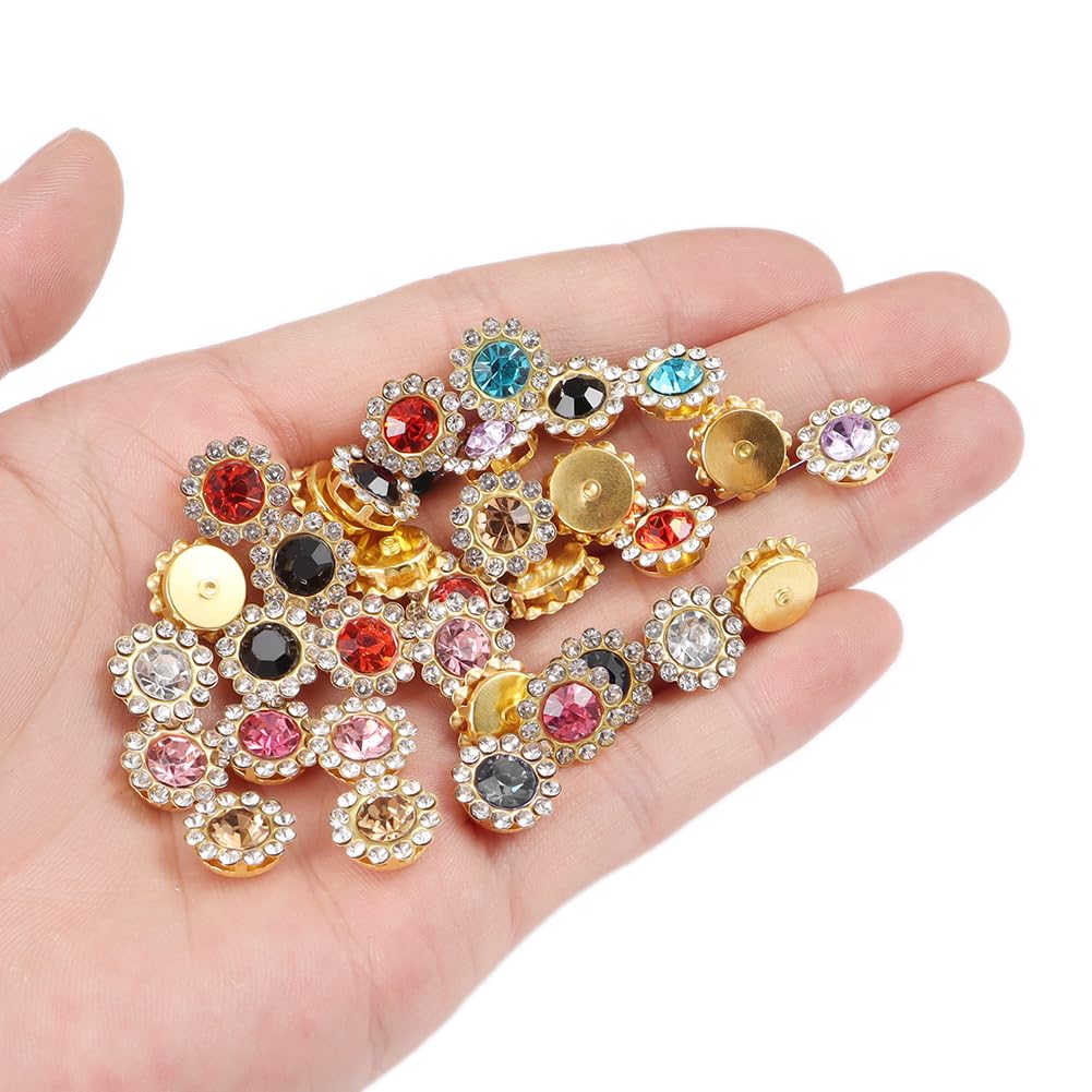 10 pezzi bottoni con strass artigianali accessori per cucire con