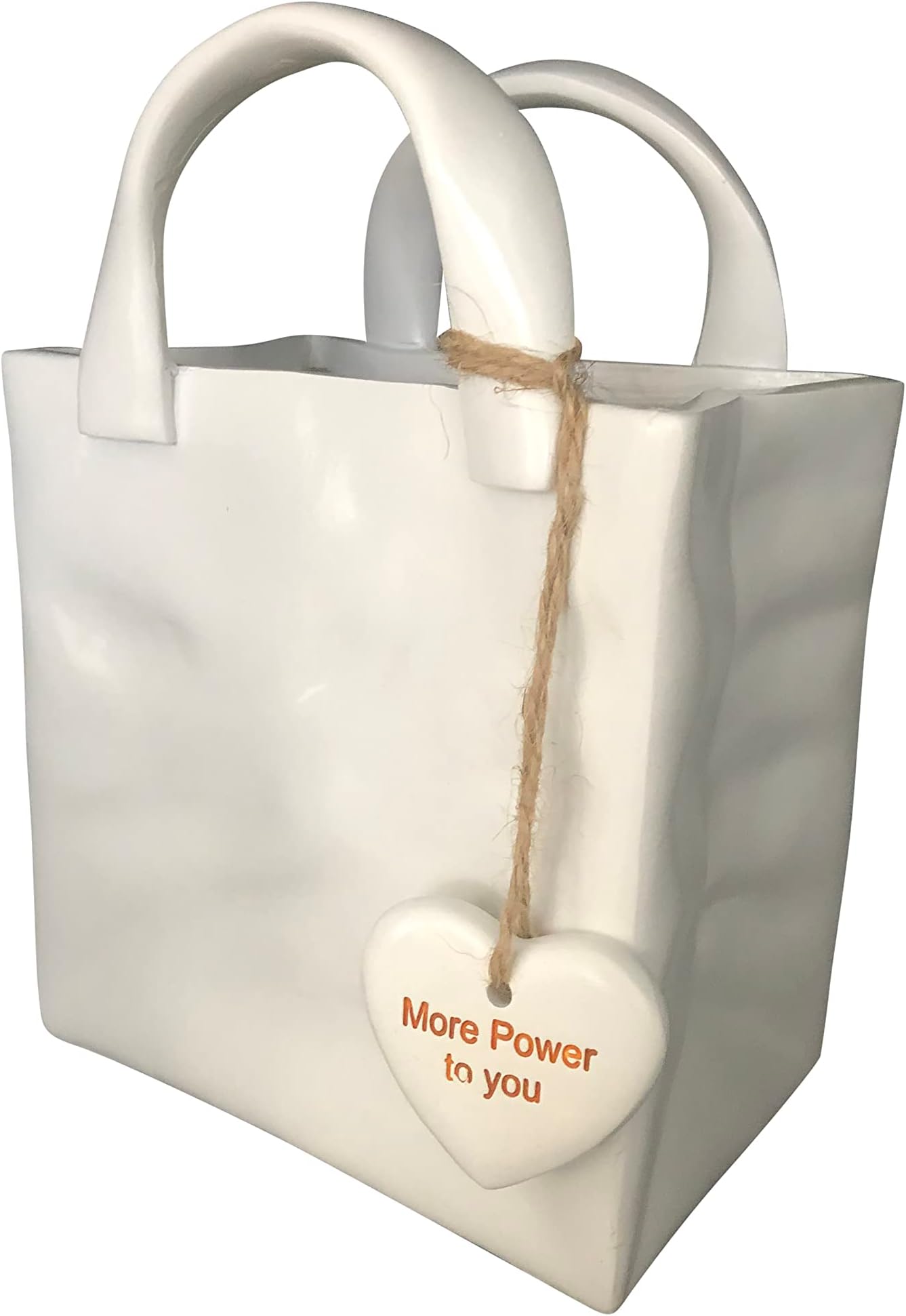 White Bag Vase Table Decor (Bag)