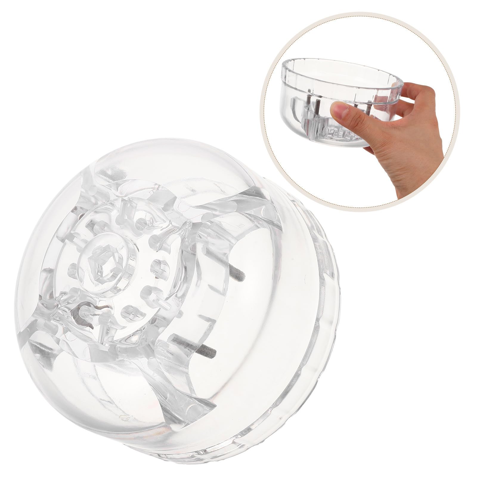 SHINEOFI Cabezal Desmontable para Detector de Humo Portátil Agarre Fiable de Material PP para Entornos Comerciales y Profesionales
